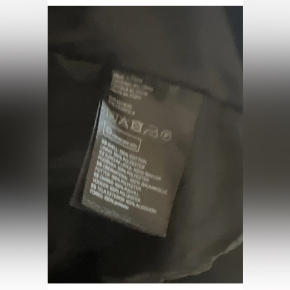 H&M Men’s Olive Green Ruched Sleeve Size M Double Zip Bomber Jacket - Picture 8 of 9